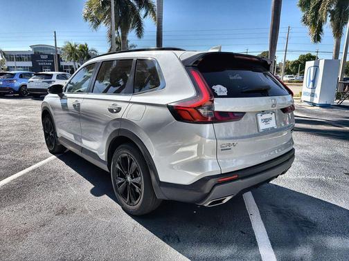 Platinum White 2023 Honda CR-V Hybrid Sport Touring AWD