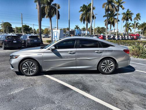 Lunar Silver Metallic 2021 Honda Accord Hybrid EX