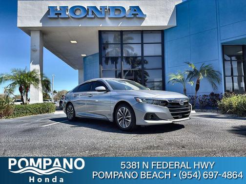 Lunar Silver Metallic 2021 Honda Accord Hybrid EX