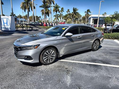 Lunar Silver Metallic 2021 Honda Accord Hybrid EX