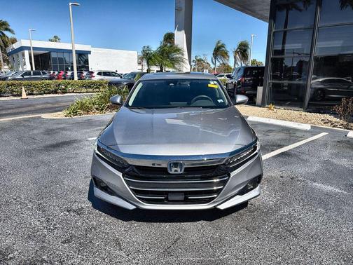 Lunar Silver Metallic 2021 Honda Accord Hybrid EX