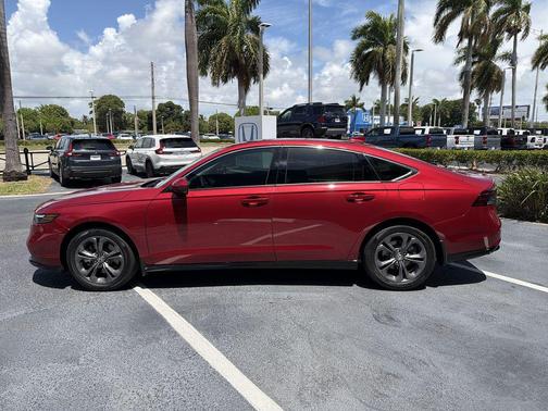 Radiant Red Metallic 2026 Honda Accord Hybrid EX-L