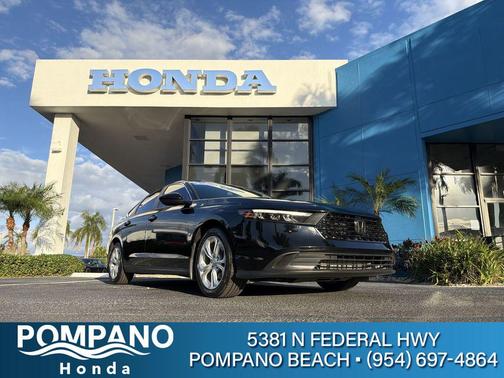 Crystal Black Pearl 2023 Honda Accord LX 1.5T