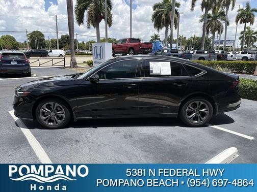 Crystal Black Pearl 2023 Honda Accord EX