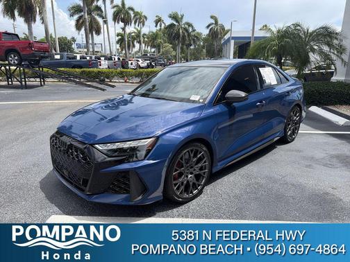 Ascari Blue Metallic 2025 Audi RS 3 TFSI quattro S tronic