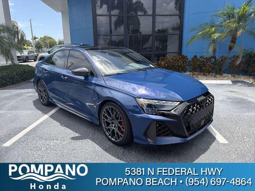 Ascari Blue Metallic 2025 Audi RS 3 TFSI quattro S tronic