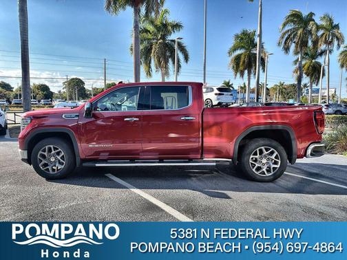 Volcanic Red Tintcoat 2023 GMC Sierra 1500 SLT