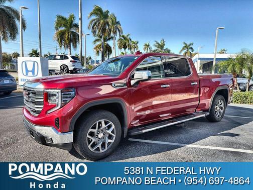 Volcanic Red Tintcoat 2023 GMC Sierra 1500 SLT