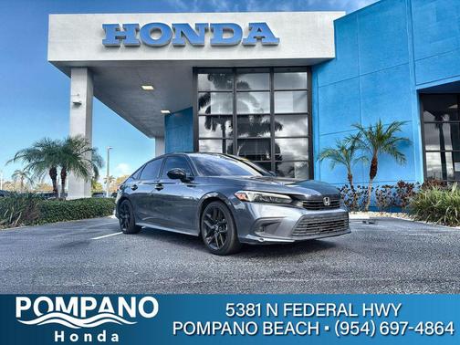 Crystal Black Pearl 2022 Honda Civic Sport