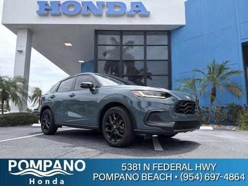 Nordic Forest Pearl 2024 Honda HR-V 2WD Sport