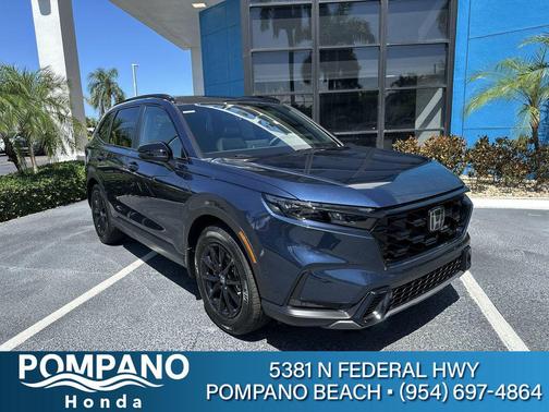 Canyon River Blue Metallic 2026 Honda CR-V Hybrid Sport-L FWD