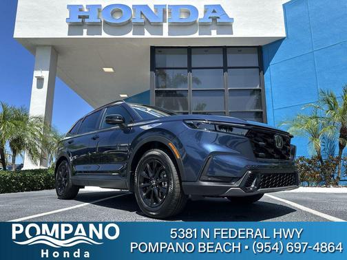Canyon River Blue Metallic 2026 Honda CR-V Hybrid Sport-L FWD