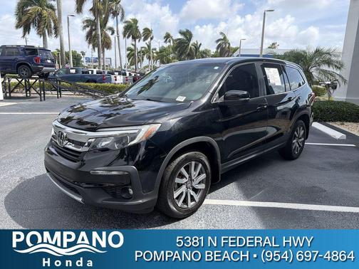 Crystal Black Pearl 2022 Honda Pilot 2WD EX-L