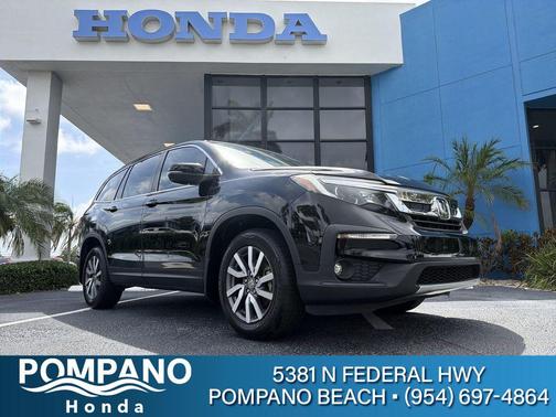 Crystal Black Pearl 2022 Honda Pilot 2WD EX-L