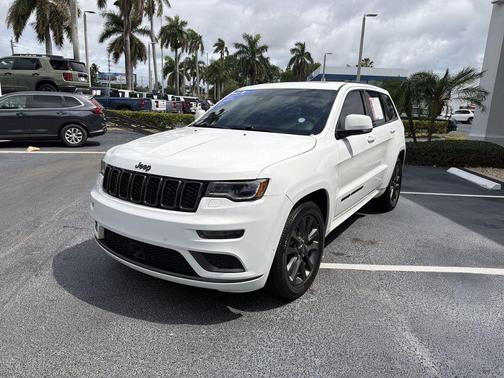 Bright White Clearcoat 2018 Jeep Grand Cherokee High Altitude