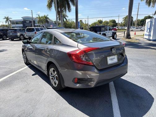 Modern Steel Metallic 2017 Honda Civic LX