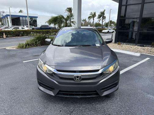 Modern Steel Metallic 2017 Honda Civic LX