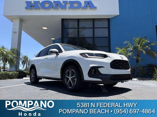 Platinum White Pearl 2025 Honda HR-V EX-L