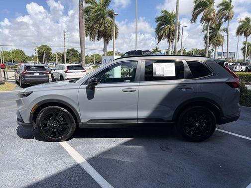 Gray 2024 Honda CR-V Hybrid Sport Touring AWD