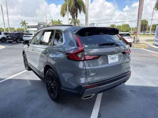 Gray 2024 Honda CR-V Hybrid Sport Touring AWD