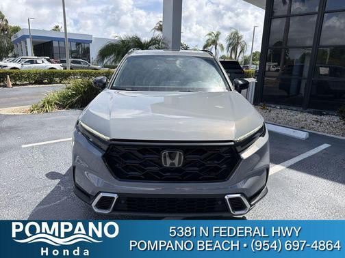Gray 2024 Honda CR-V Hybrid Sport Touring AWD