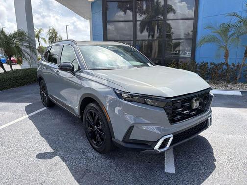 Gray 2024 Honda CR-V Hybrid Sport Touring AWD