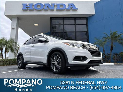 Platinum White Pearl 2022 Honda HR-V EX