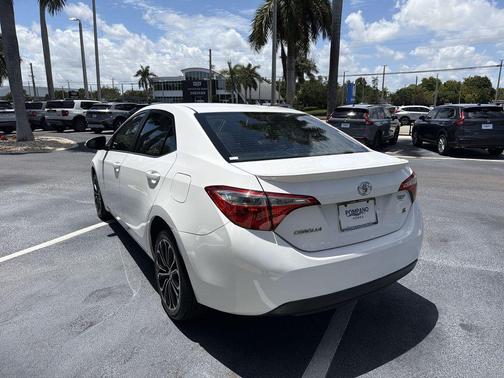 Super White 2016 Toyota Corolla S Plus