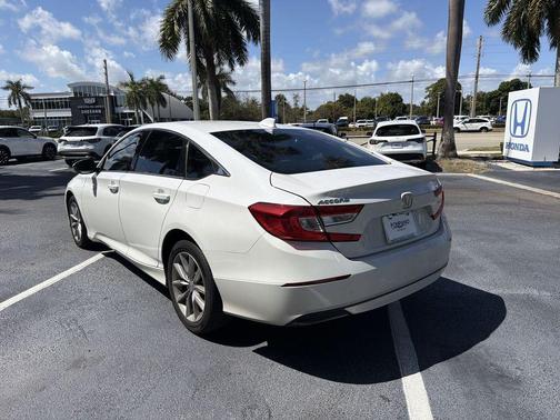 Platinum White Pearl 2021 Honda Accord LX 1.5T