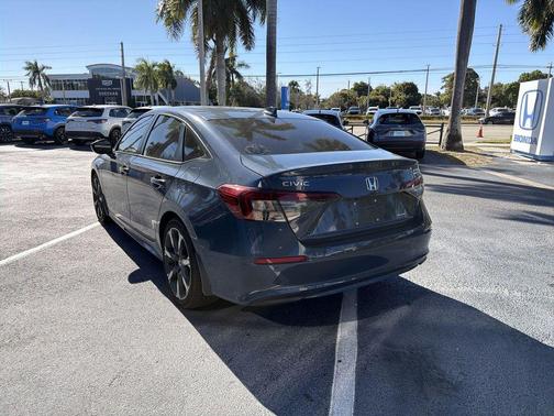 Blue Lagoon Pearl 2025 Honda Civic Hybrid Sport