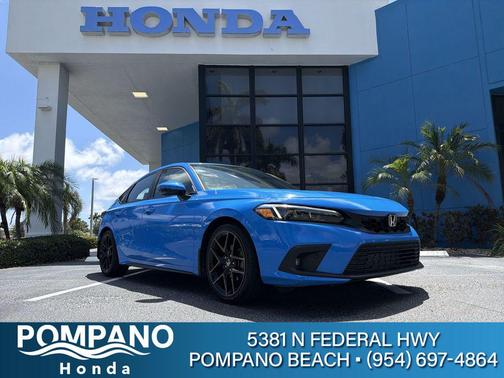 Light Blue 2023 Honda Civic Sport Touring