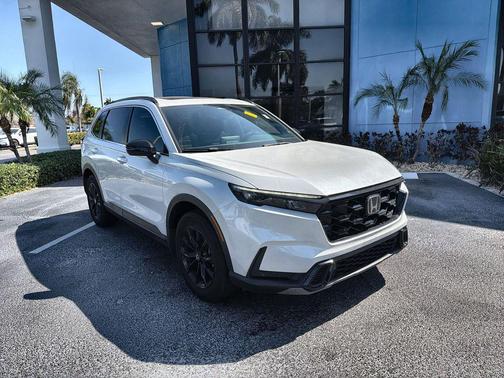 Platinum White Pearl 2024 Honda CR-V Hybrid Sport AWD