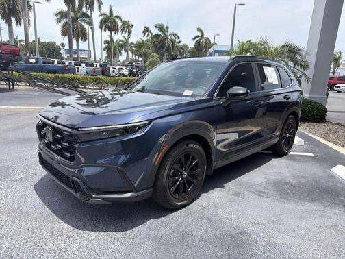 Crystal Black Pearl 2025 Honda CR-V Hybrid Sport FWD