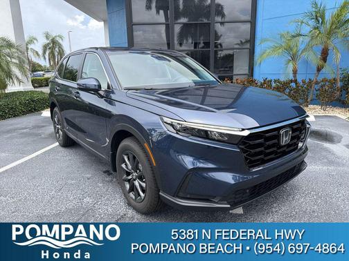Canyon River Blue Metallic 2026 Honda CR-V EX-L AWD