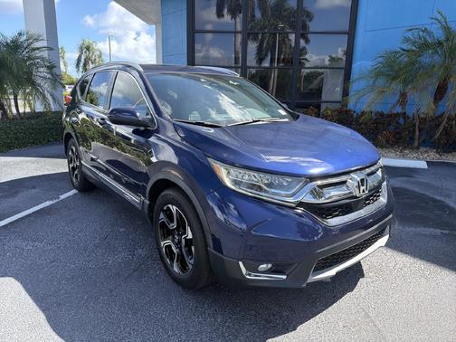 Obsidian Blue Pearl 2017 Honda CR-V Touring
