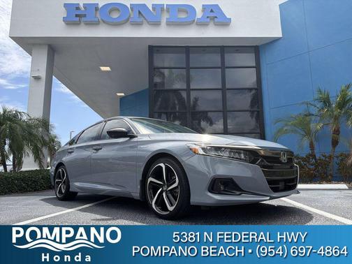 Sonic Gray Pearl 2022 Honda Accord Hybrid Sport
