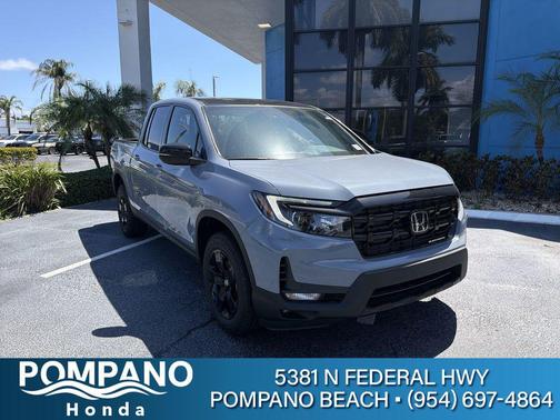 Sonic Gray Pearl 2026 Honda Ridgeline Black