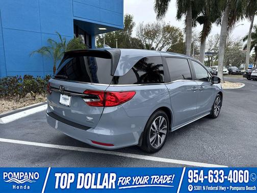 Modern Steel Metallic 2024 Honda Odyssey Touring