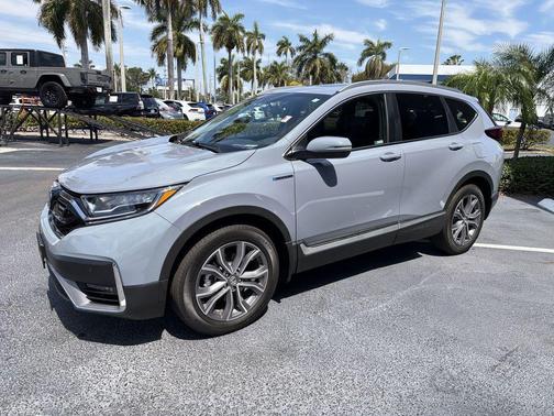 Sonic Gray Pearl 2022 Honda CR-V Hybrid Touring