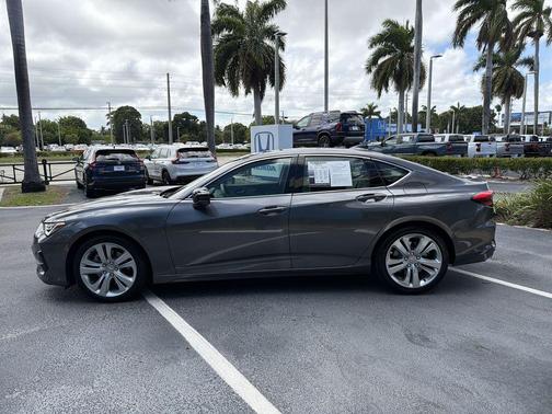 Modern Steel Metallic 2023 Acura TLX Technology