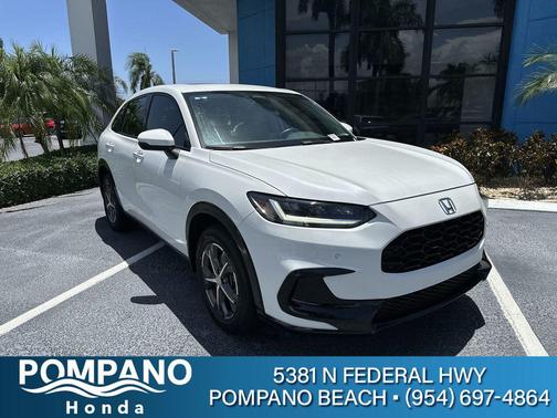 Platinum White Pearl 2024 Honda HR-V EX-L