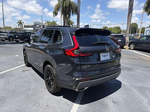 Gray 2024 Honda CR-V Hybrid Sport AWD