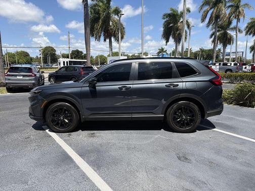 Gray 2024 Honda CR-V Hybrid Sport AWD