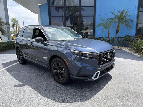 Gray 2024 Honda CR-V Hybrid Sport Touring AWD