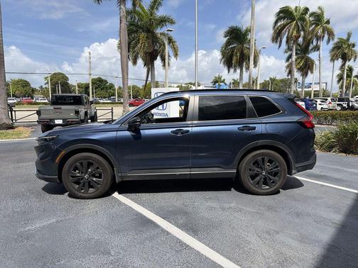 Gray 2024 Honda CR-V Hybrid Sport Touring AWD