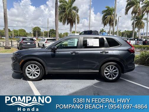 sparkle silver metallic 2024 Honda CR-V EX-L AWD