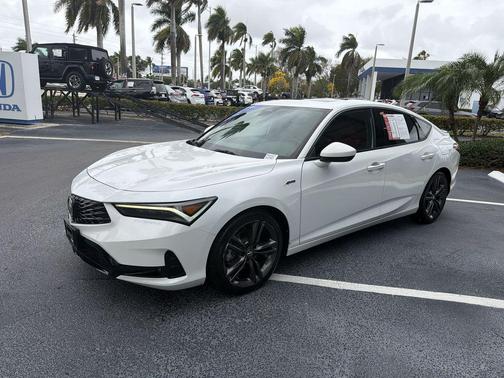 Platinum White Pearl 2023 Acura Integra A-SPEC