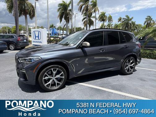 Arctic Gray Metallic 2021 BMW X5 M50i