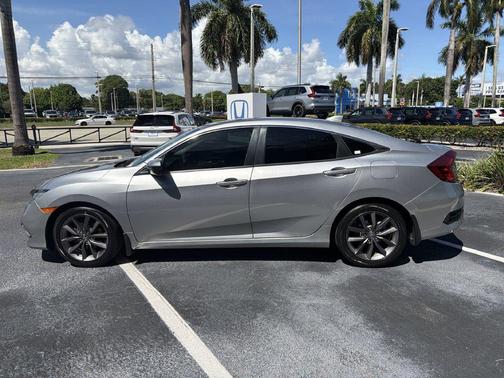 Lunar Silver Metallic 2021 Honda Civic EX-L