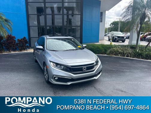 Lunar Silver Metallic 2021 Honda Civic EX-L
